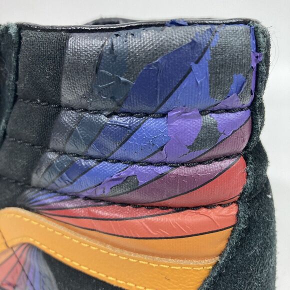 Vans OTW-Men's Sz 5.5/Women's Sz 7 -Black Sunset Burst-Skate Hi-Top Shoe- 721356 - Picture 7 of 15